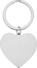 Modern Stainless Steel Keychain