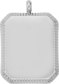 Vintage Style Square Pendant