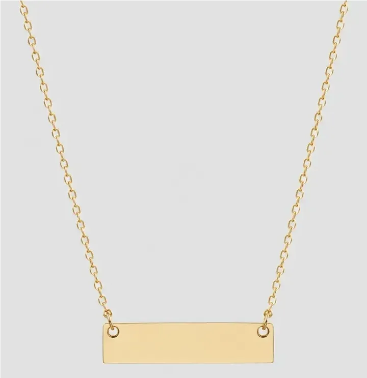 Stainless Steel Bar Necklace