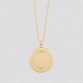 Stainless Steel Spinner Pendant Necklace