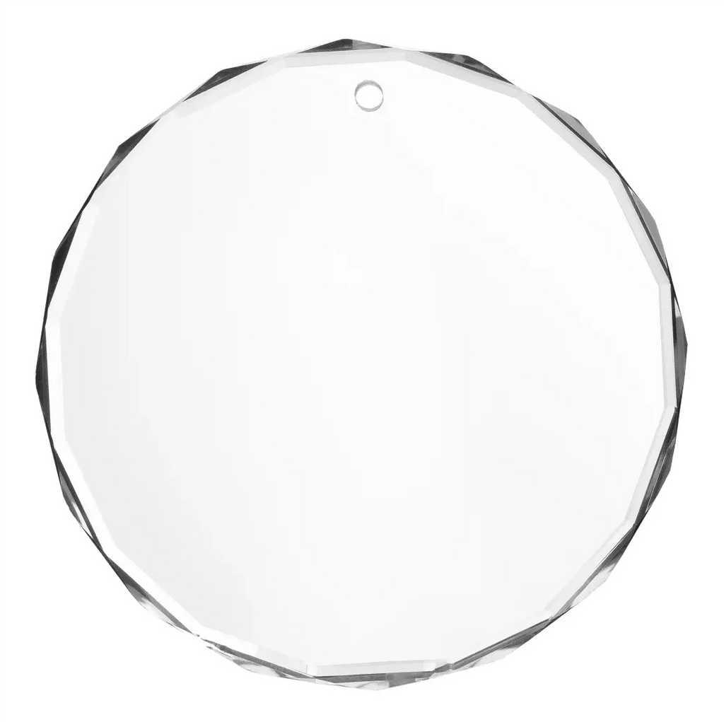 Sparkling Faceted Crystal Ornament