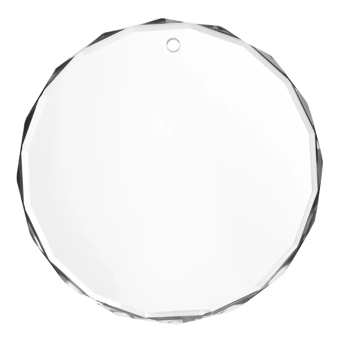 Sparkling Faceted Crystal Ornament