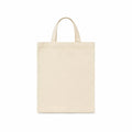 Mini Canvas Tote Cream Handles
