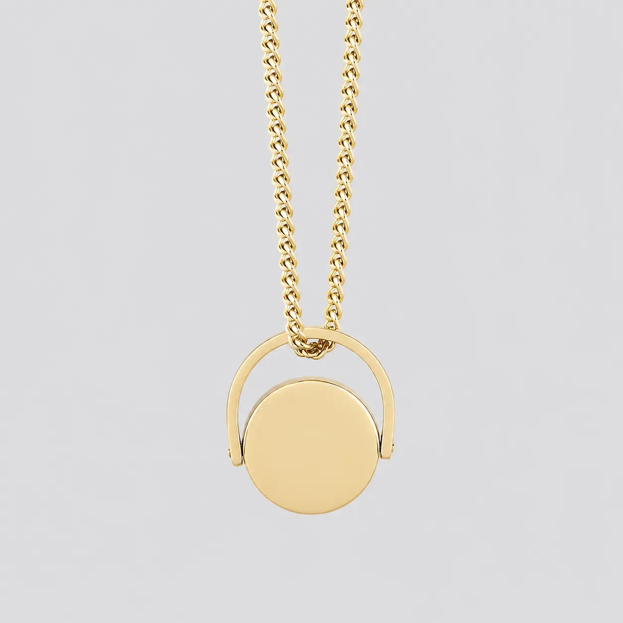 Stainless Steel Spinner Necklace