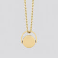 Stainless Steel Spinner Necklace