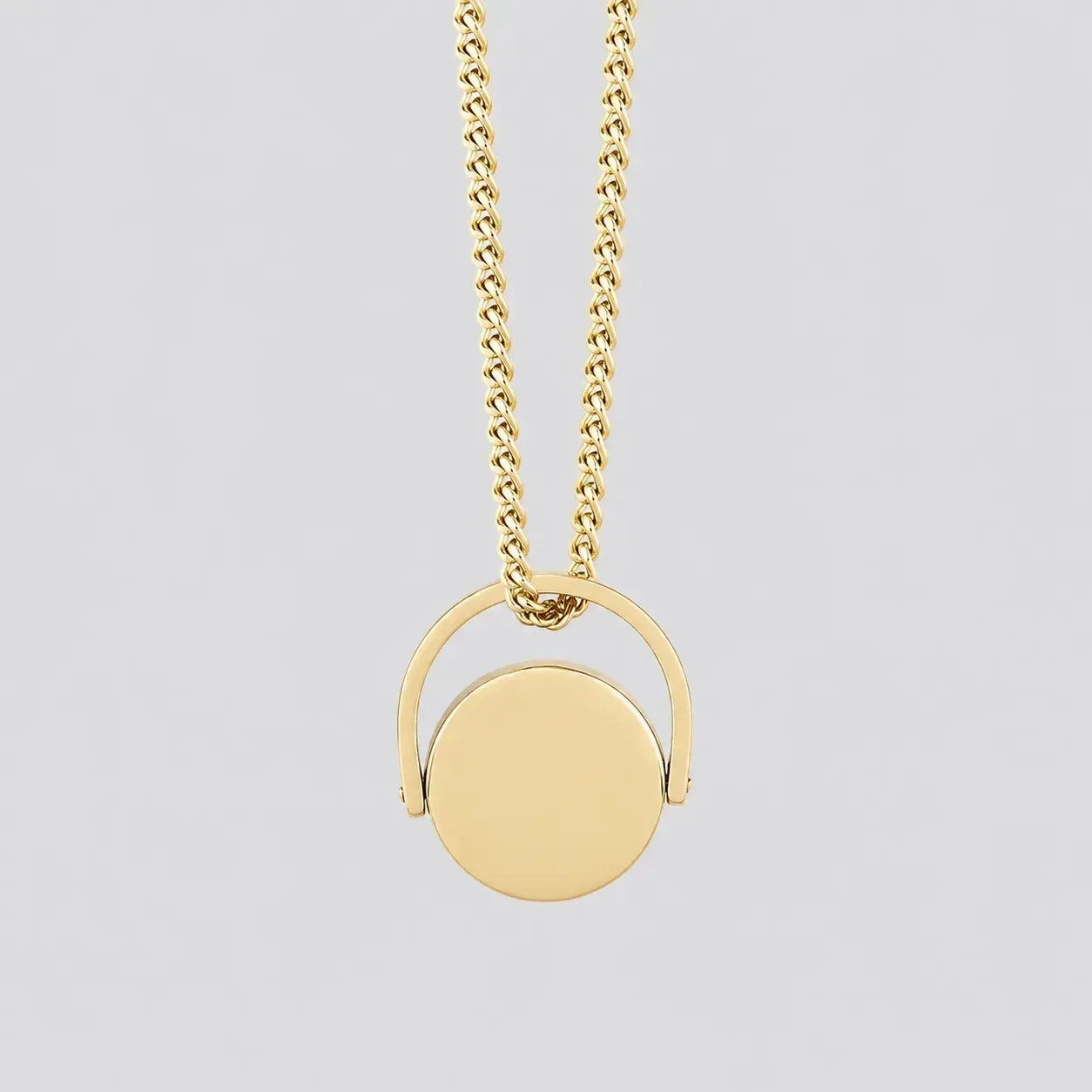 Stainless Steel Spinner Necklace