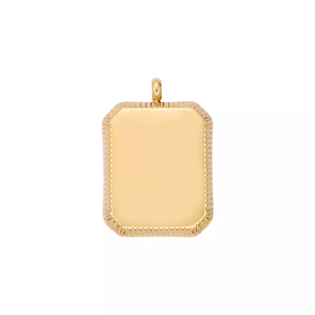 Vintage Style Square Pendant