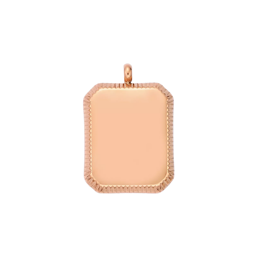 Vintage Style Square Pendant