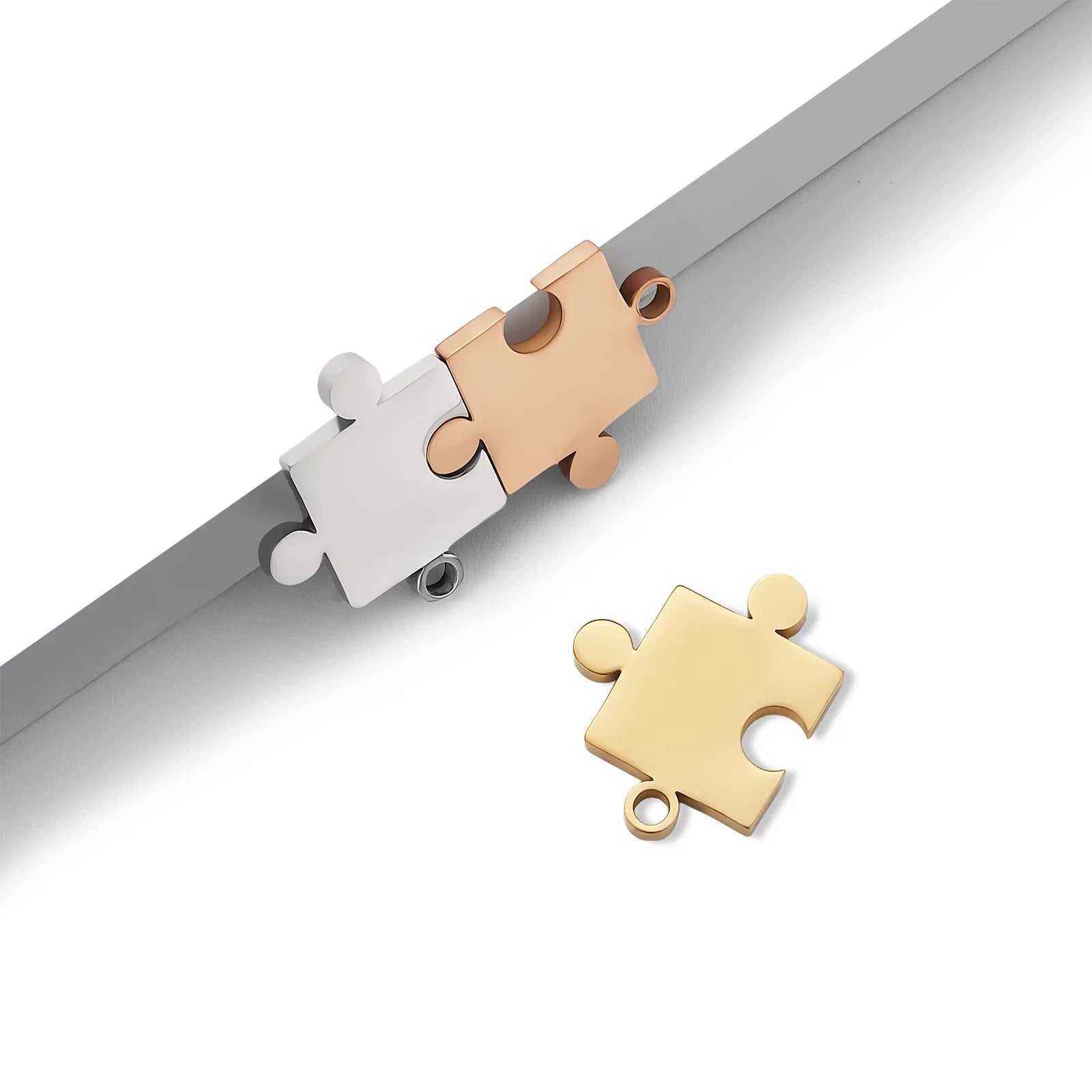 Modern Stainless Steel Keychain