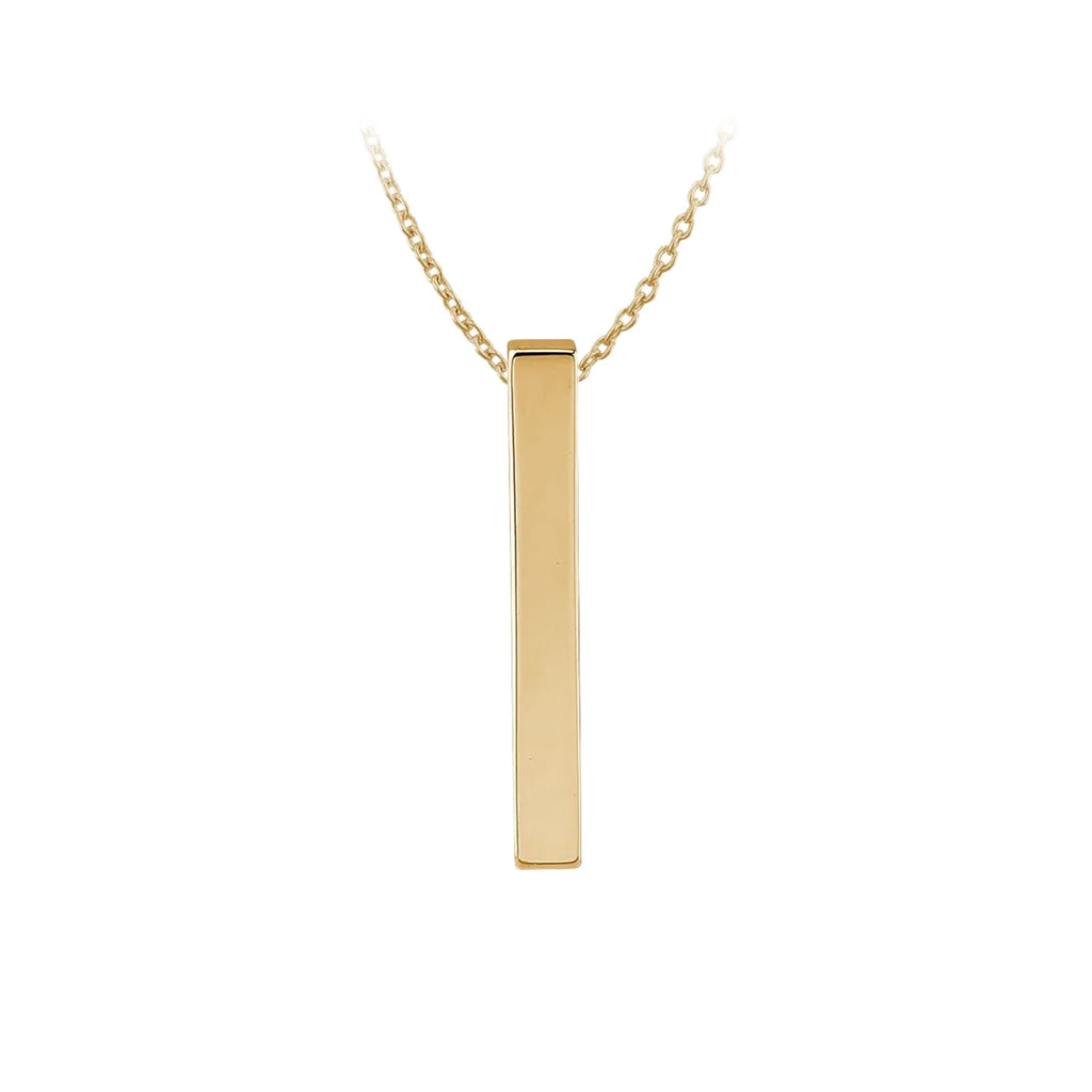 Minimalist Vertical Bar Necklace