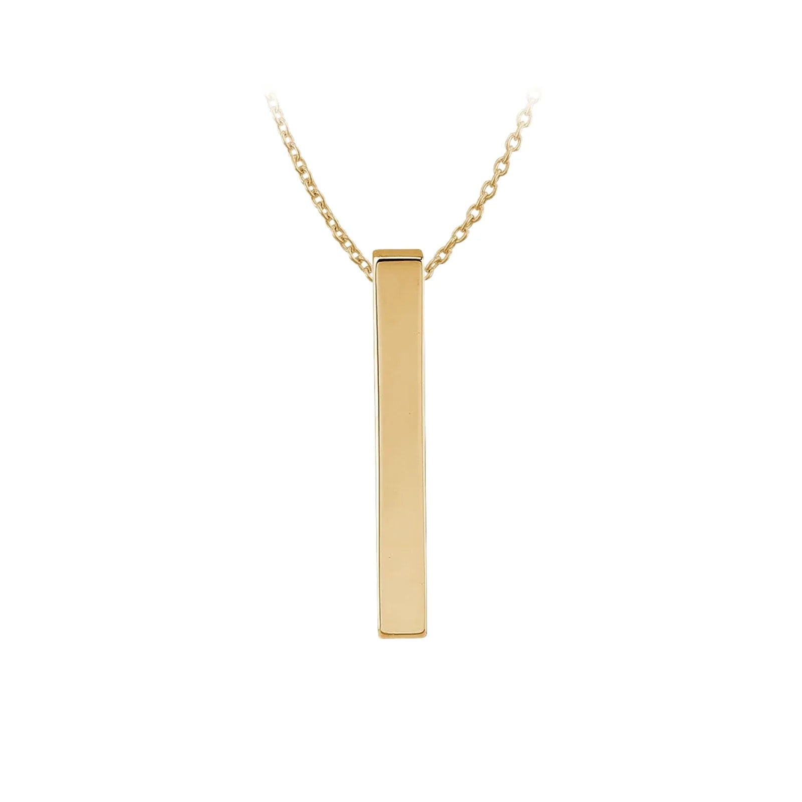 Minimalist Vertical Bar Necklace