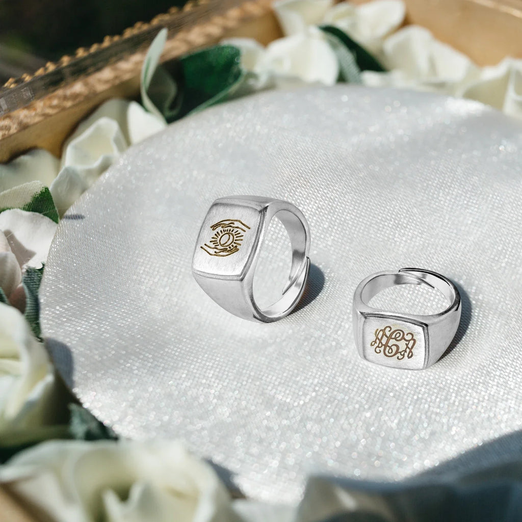 Custom Brass Signet Ring