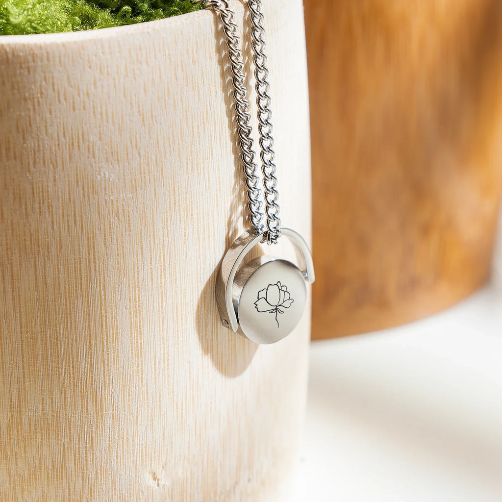 Mindful Spinner Pendant Necklace