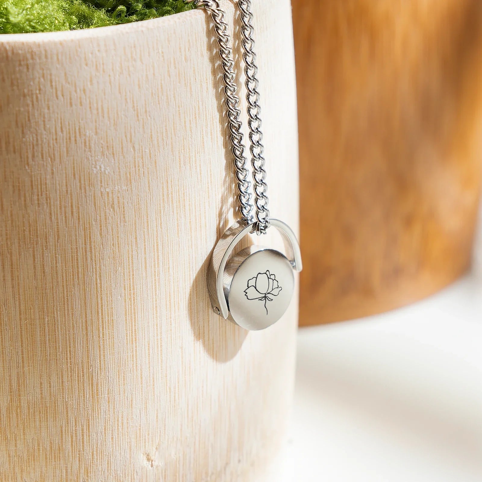 Mindful Spinner Pendant Necklace