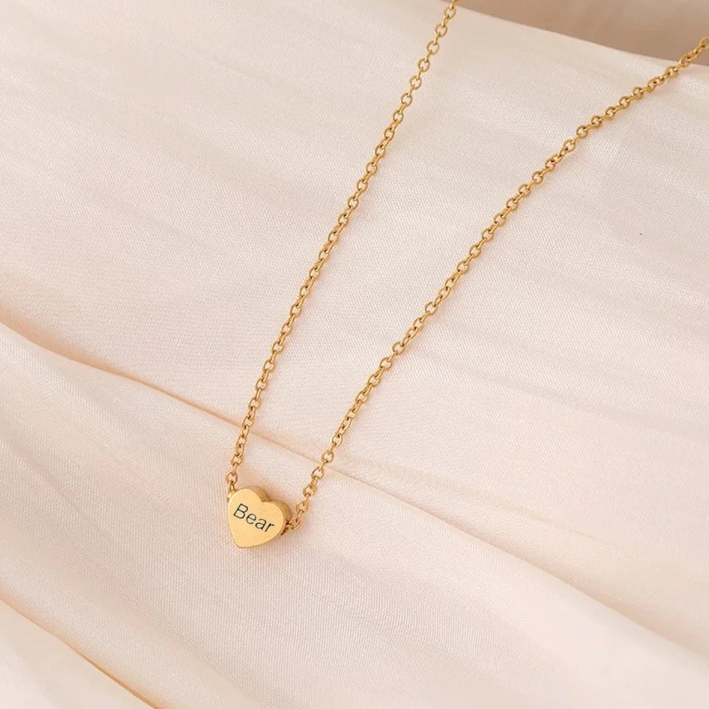 Custom Heart Pendant Necklace