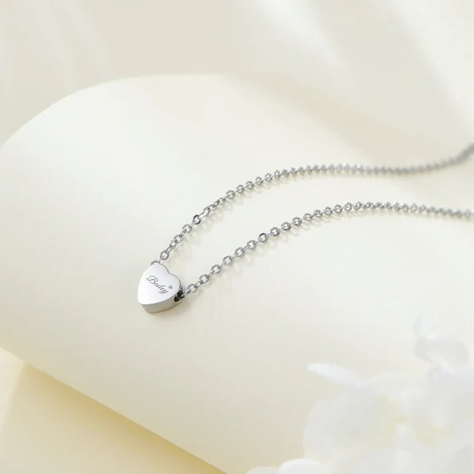 Custom Heart Pendant Necklace