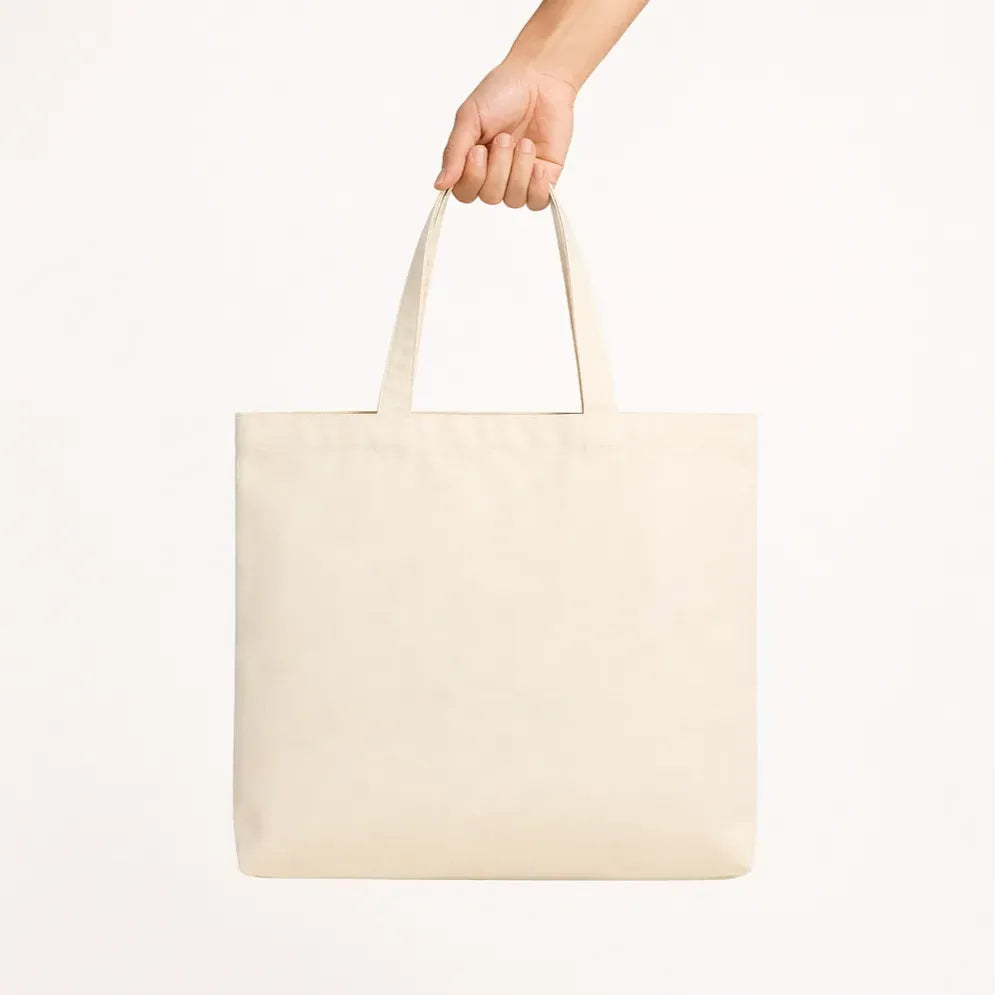 Standard Canvas Tote Cream Handles