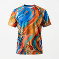 All-over print tee featuring studio artwork