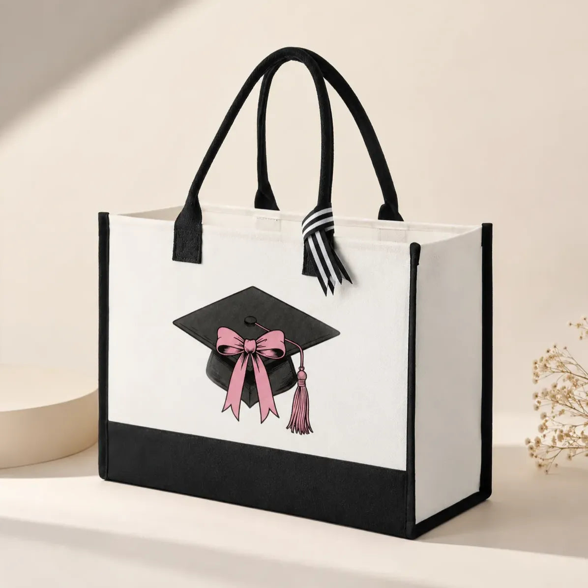 Classic Two-Tone Canvas Tote