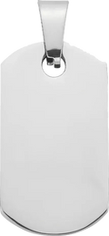 Minimalist Tag Pendant