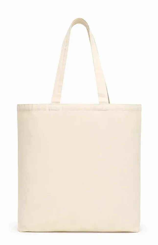 Standard Canvas Tote Long Cream Handles