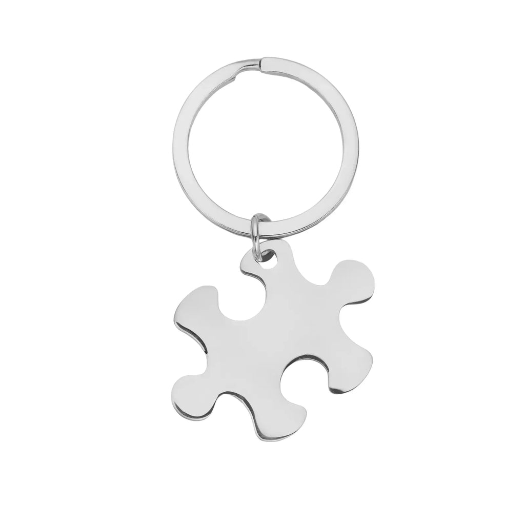 Modern Stainless Steel Keychain