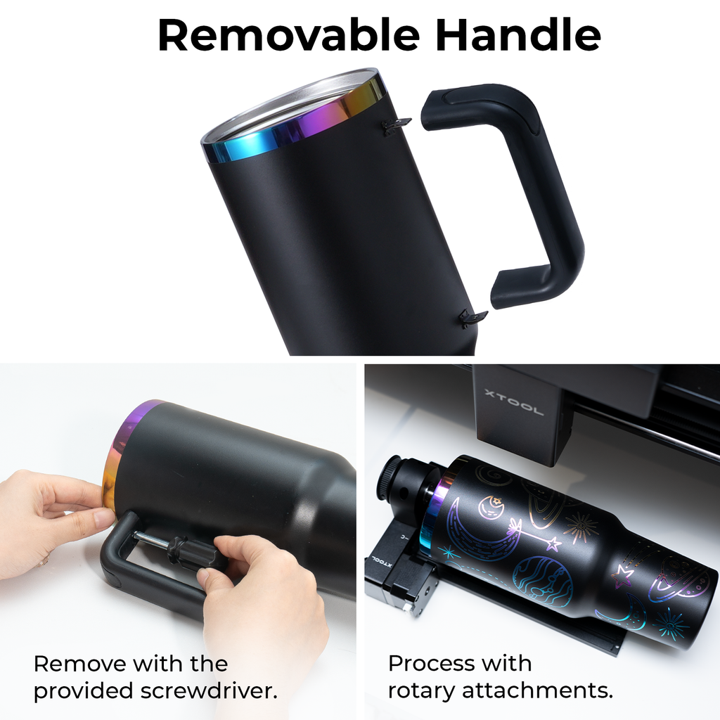 40oz Gold Ring Adventure Travel Tumbler