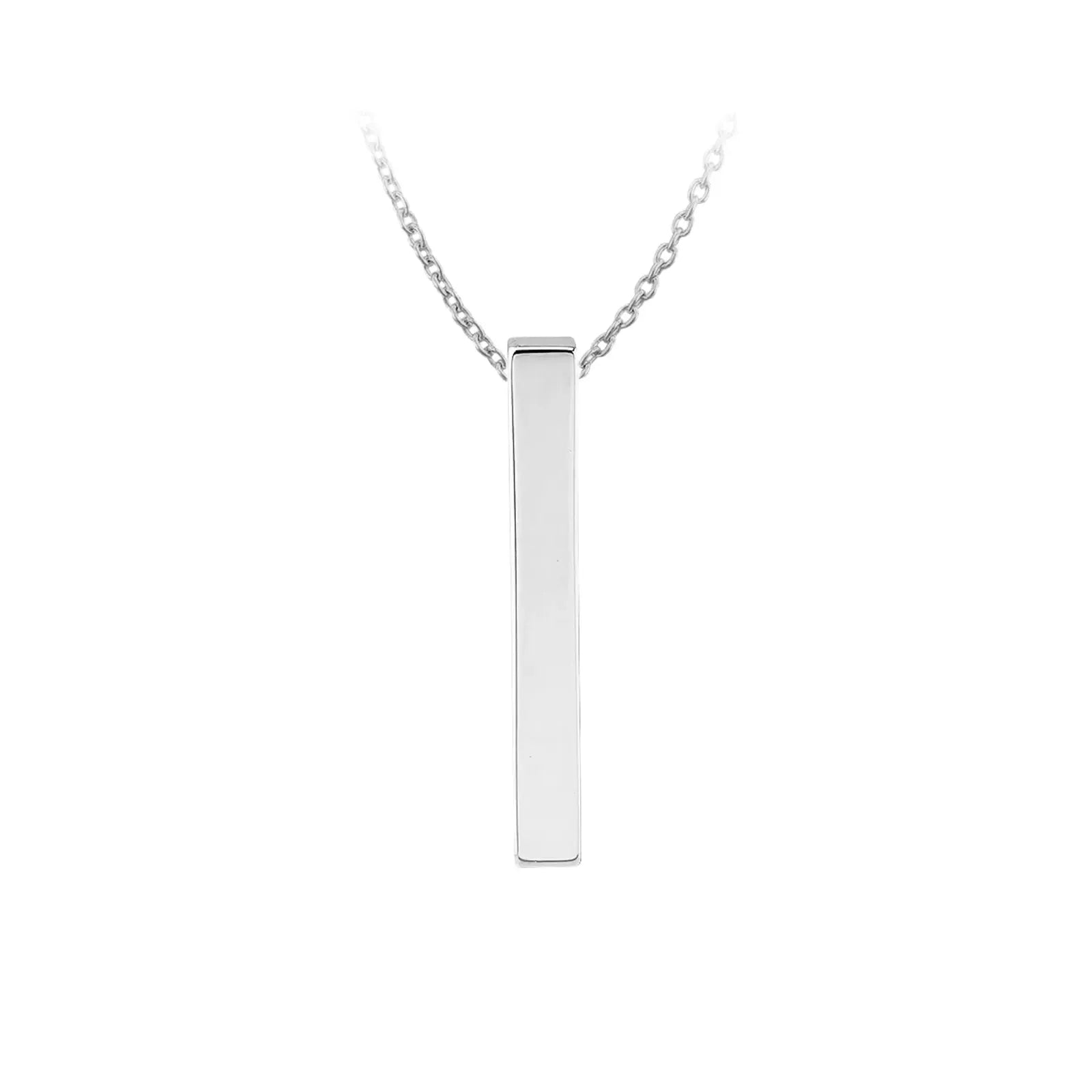 Minimalist Vertical Bar Necklace