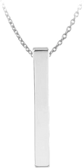 Minimalist Vertical Bar Necklace
