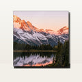 Front Range Dusk clean metal print artwork - Mile High Metal Prints