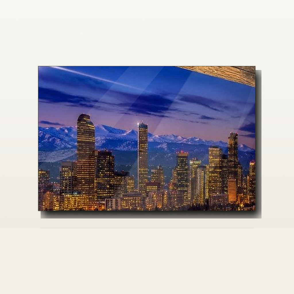 Clean 4x6 custom metal print sample - Mile High Metal Prints