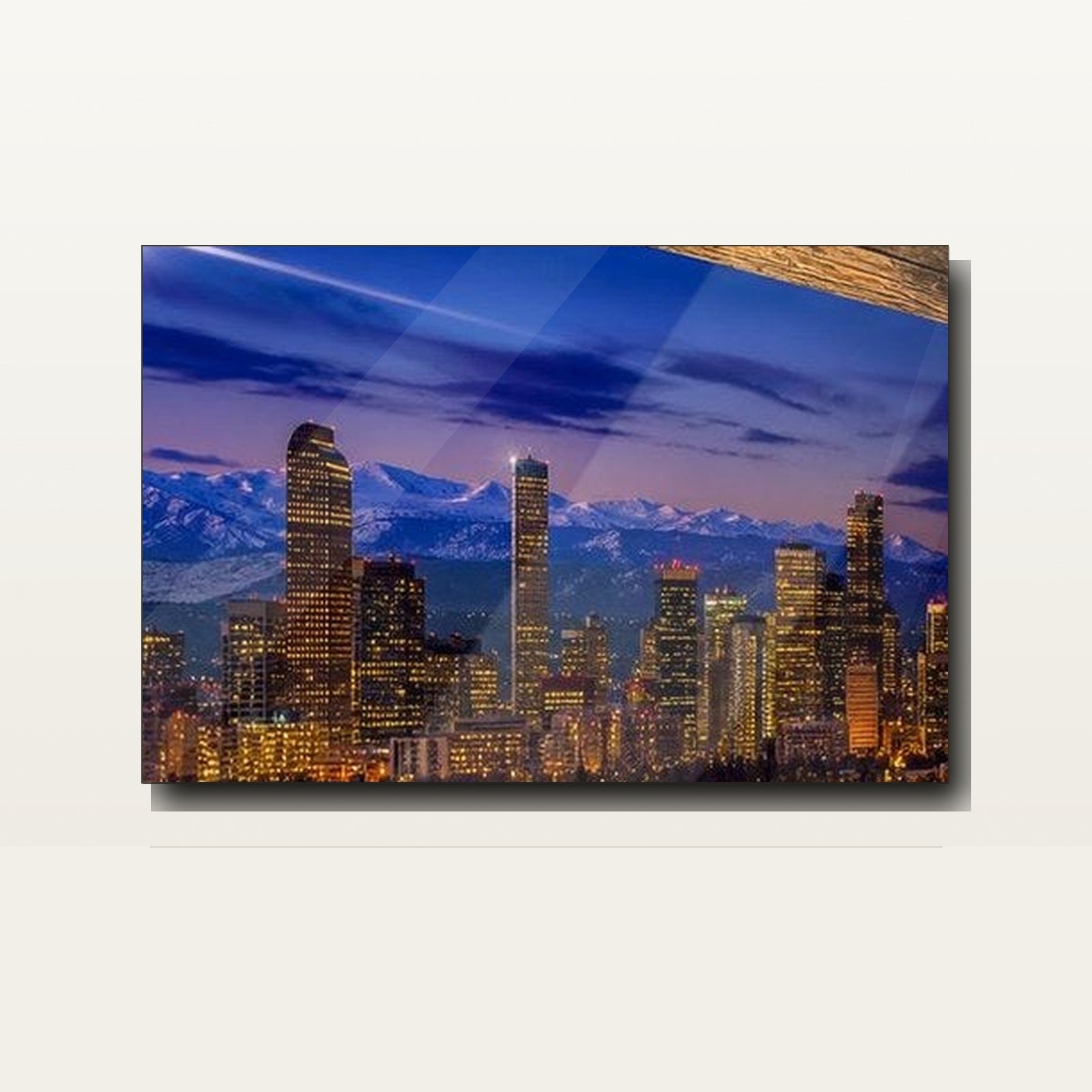 Clean 4x6 custom metal print sample - Mile High Metal Prints