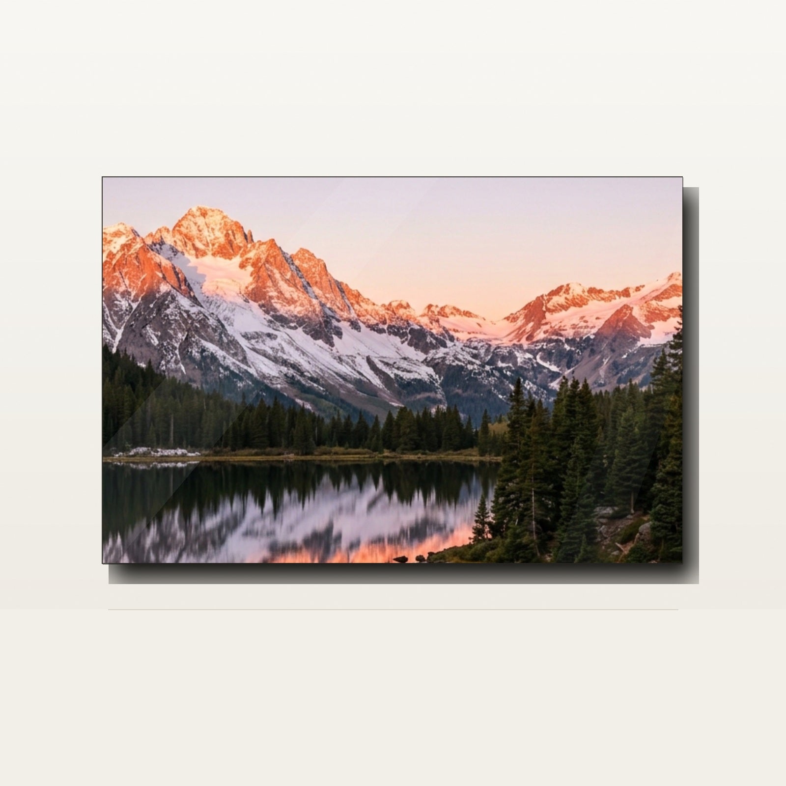 Clean 8x12 custom metal print sample - Mile High Metal Prints