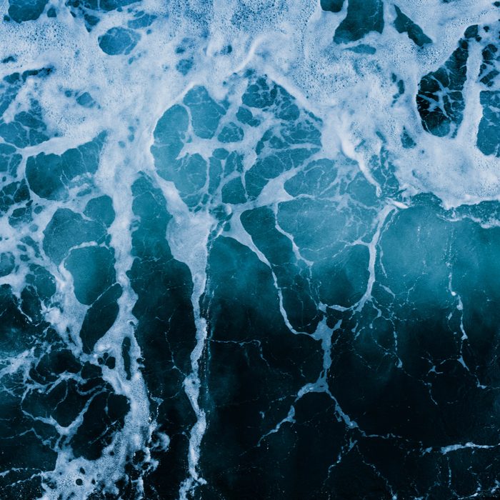 Ocean wave multi-panel metal print set