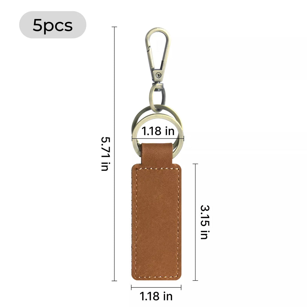 Classic Leather Keychain