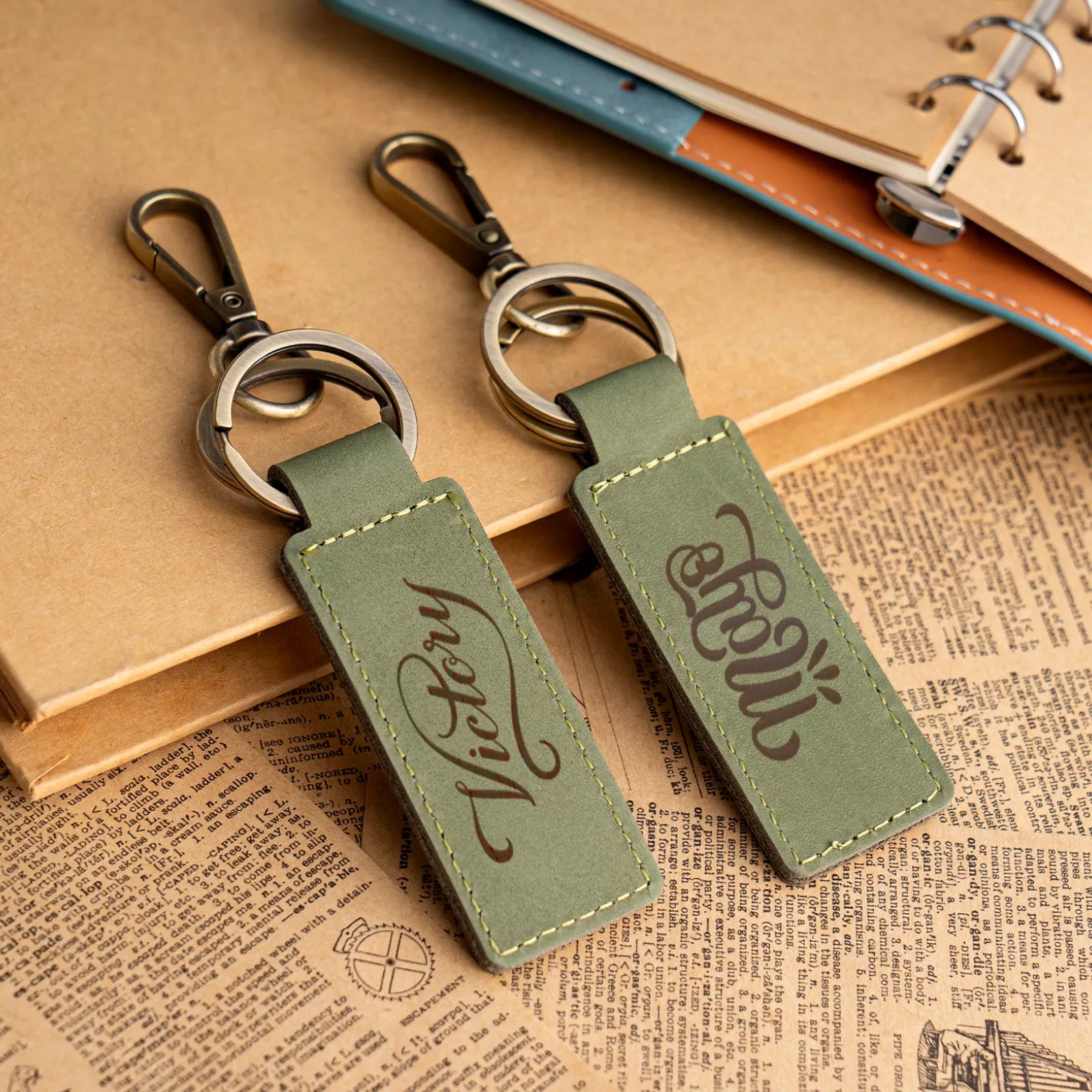 Classic Leather Keychain