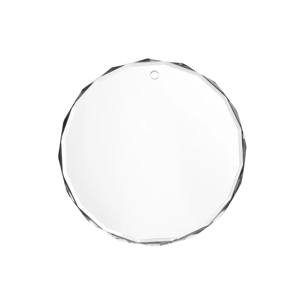 Sparkling Faceted Crystal Ornament